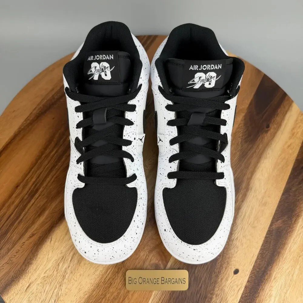 Nike Air Jordan Stadium 90 Low TD White Black Cleats HQ0210-100 Men's 9.5 NEW